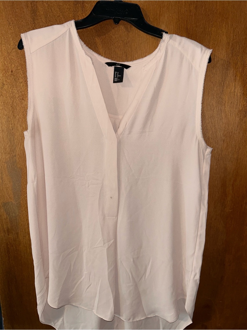 H&M Soft Pink Sleeveless V-Neck Camisole